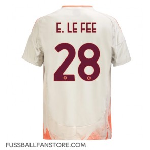 AS Roma Enzo Le Fee #28 Replik Auswärtstrikot 2024-25 Kurzarm